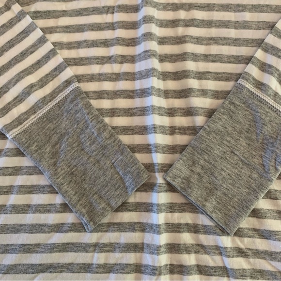 xsmall‎ striped long sleeve white grey heather - Picture 6 of 9